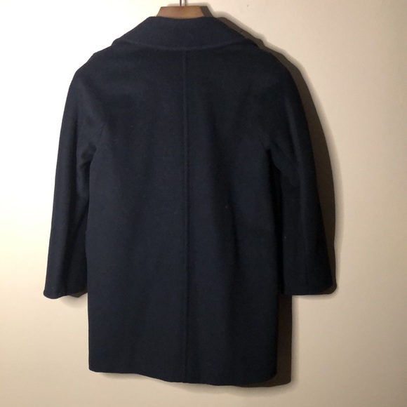 Maxmara black minimalist pea coat - Picture 4 of 7